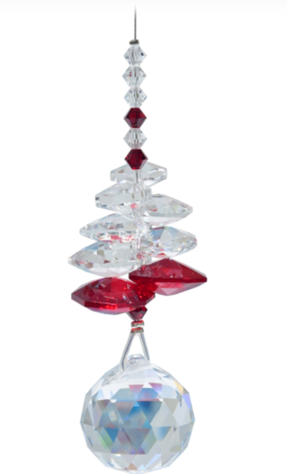 Garnet birthstone cascade sun catcher (January) by Wildthings