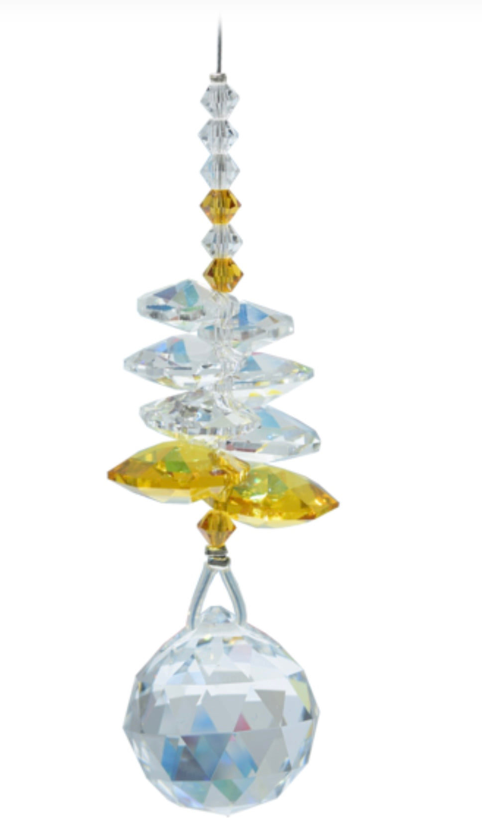 Topaz birthstone cascade sun catcher (November) by Wildthings