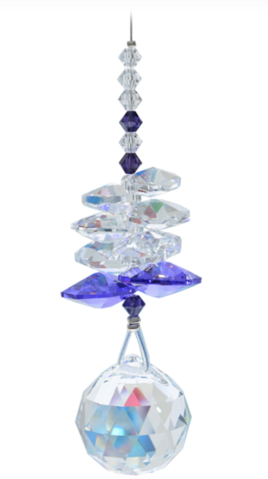 Amethyst birthstone cascade sun catcher (February) by Wildthings