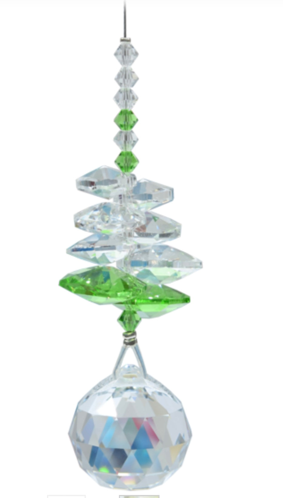 Peridot birthstone cascade sun catcher (August) by Wildthings