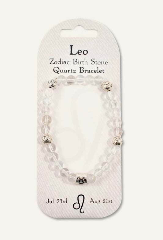 Leo birth stone bracelet