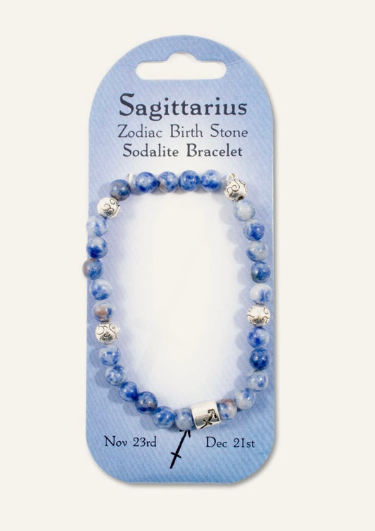 Sagittarius birth stone bracelet