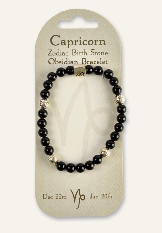 Capricorn birth stone bracelet