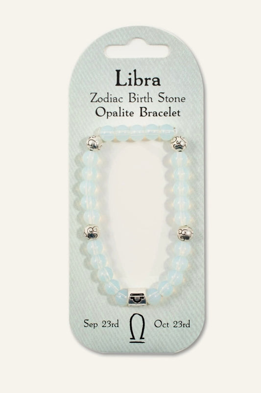 Libra birth stone bracelet