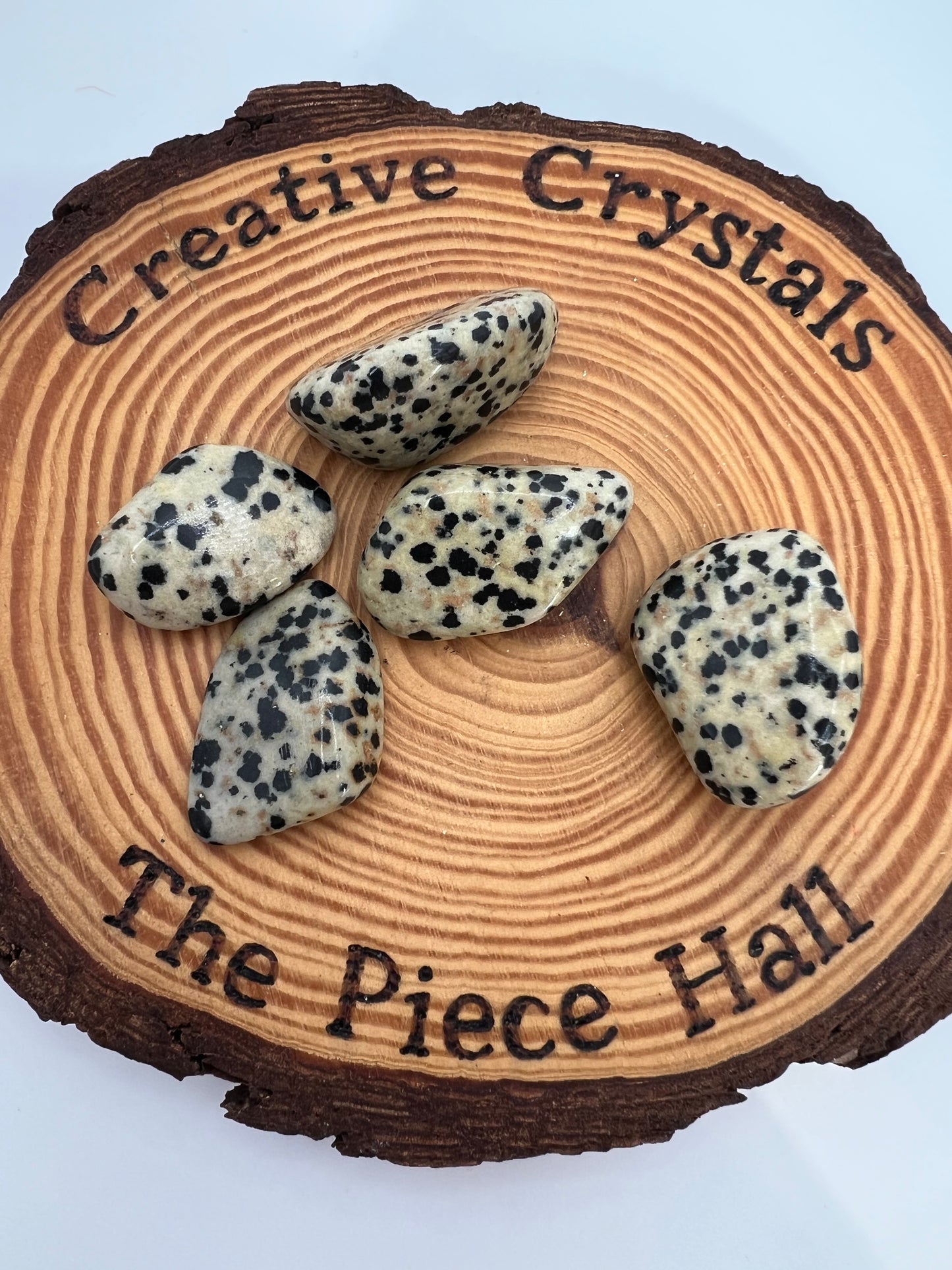 Dalmatian Jasper tumblestone