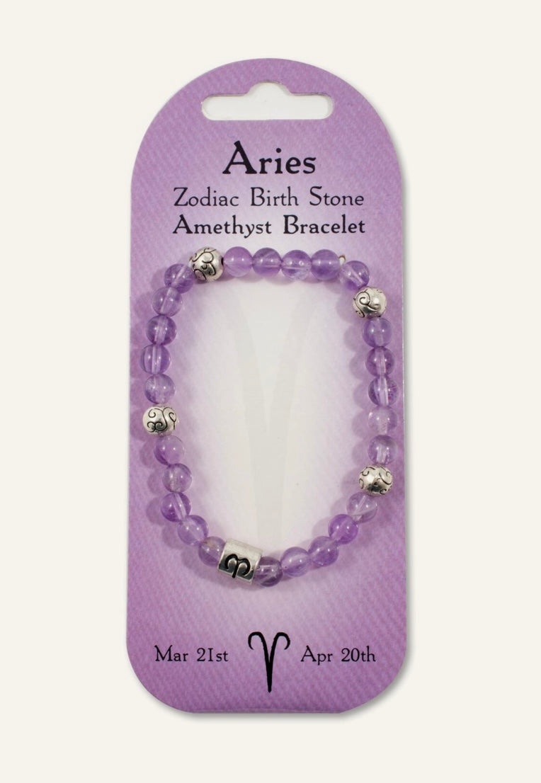 Aries birth stone bracelet