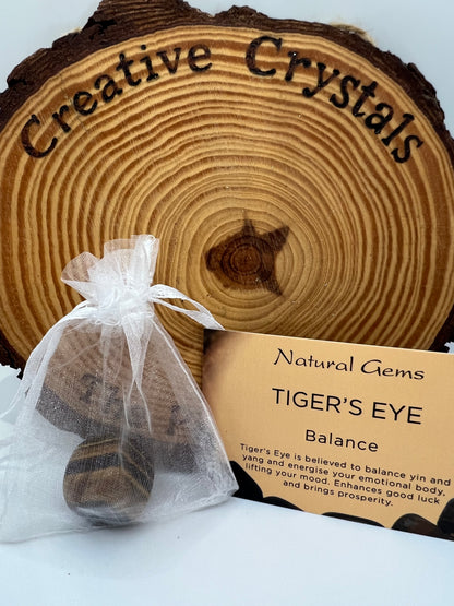 Tiger’s Eye tumblestone