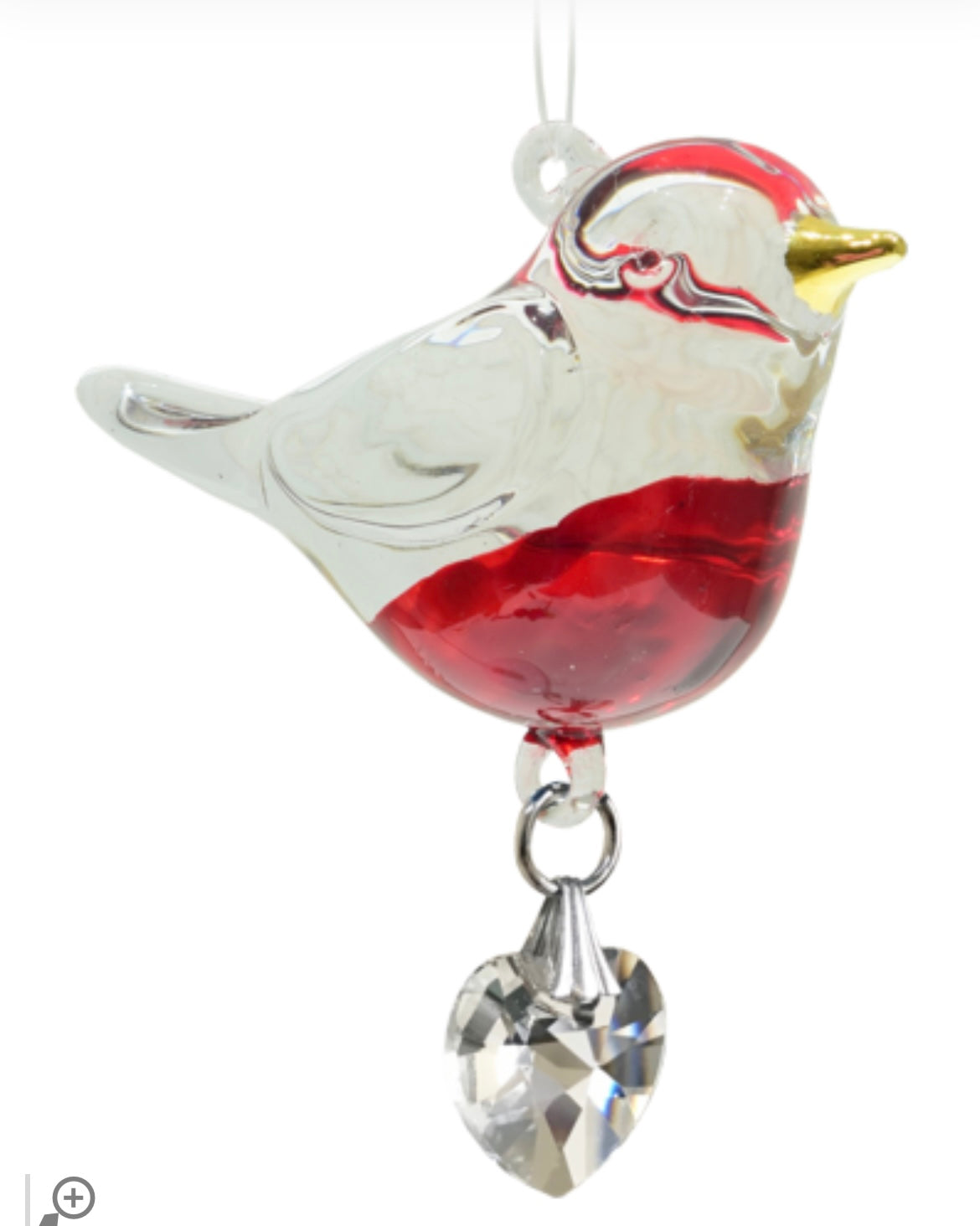 Robin glass sun catcher crystal by Wildthings