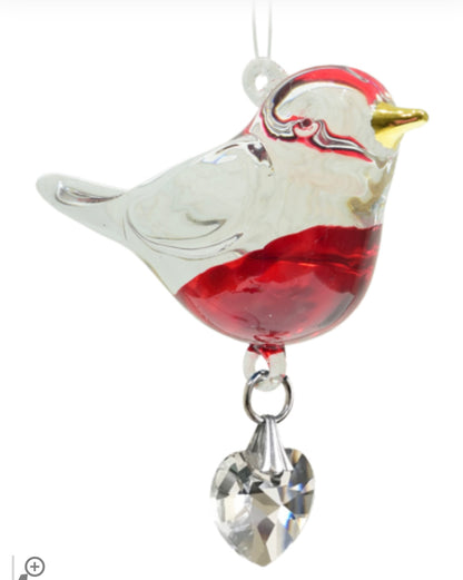 Robin glass sun catcher crystal by Wildthings