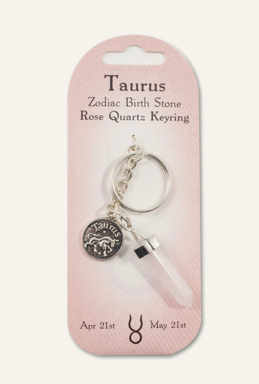 Taurus birth stone keyring