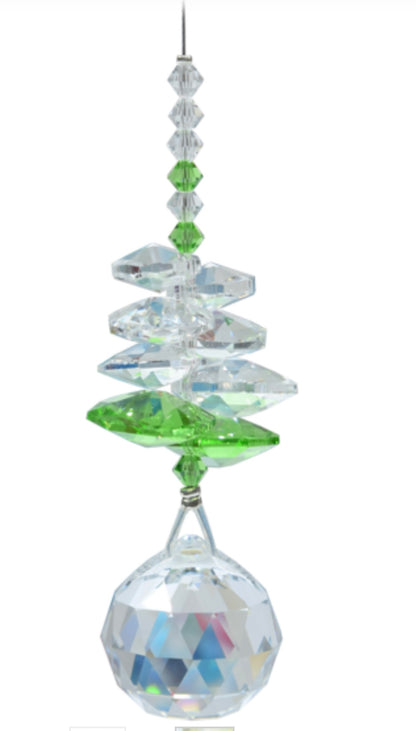 Peridot birthstone cascade sun catcher (August) by Wildthings