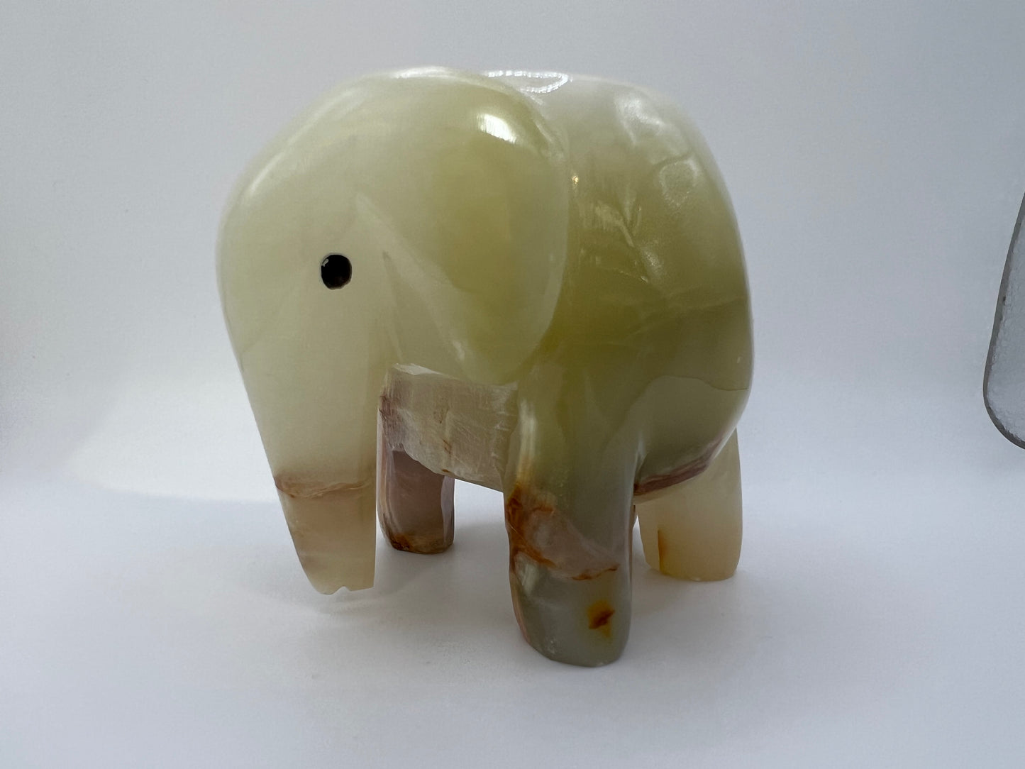 Onyx elephant tea light holder