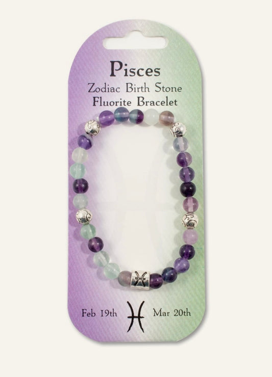 Pisces birth stone bracelet