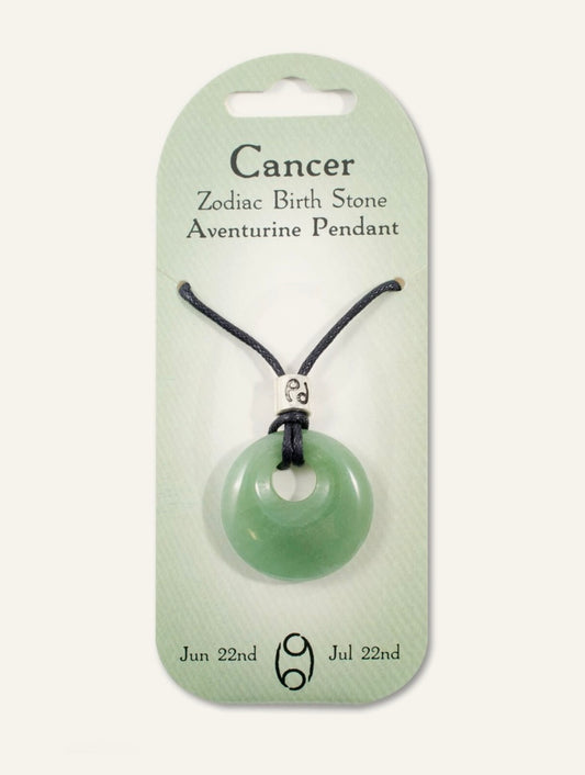 Cancer birth stone pendant