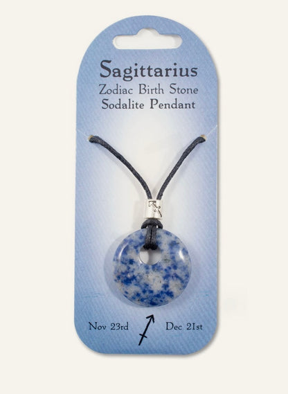 Sagittarius birth stone pendant