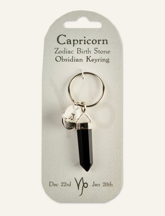 Capricorn birth stone keyring