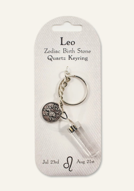 Leo birth stone keyring