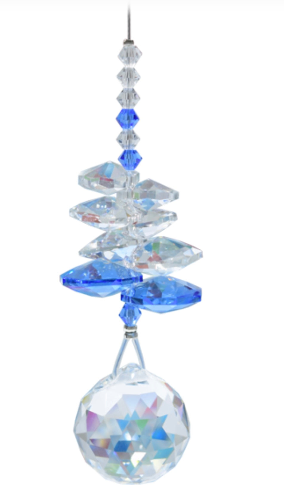 Sapphire birthstone cascade sun catcher (September) by Wildthings