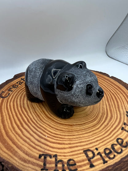 Black Obsidian panda