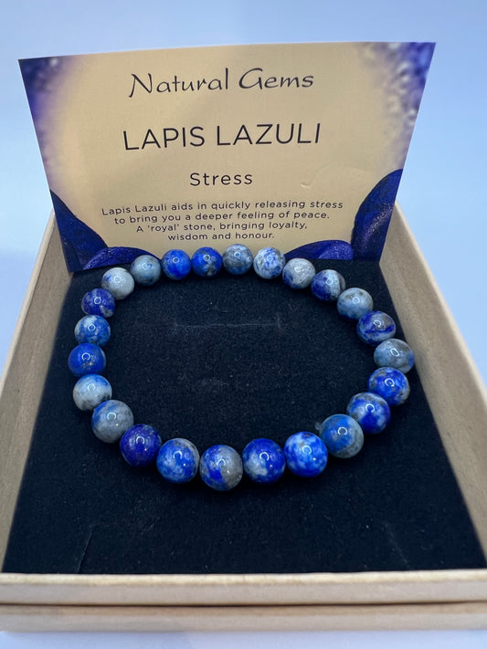 Lapis Lazuli bead bracelet