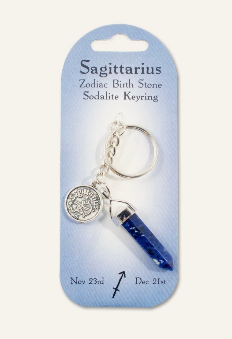 Sagittarius birth stone keyring