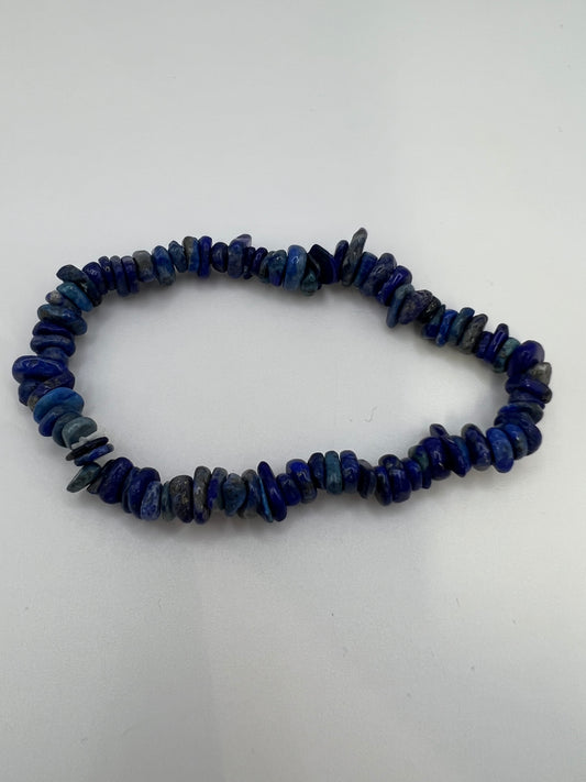 Lapis Lazuli chip bracelet