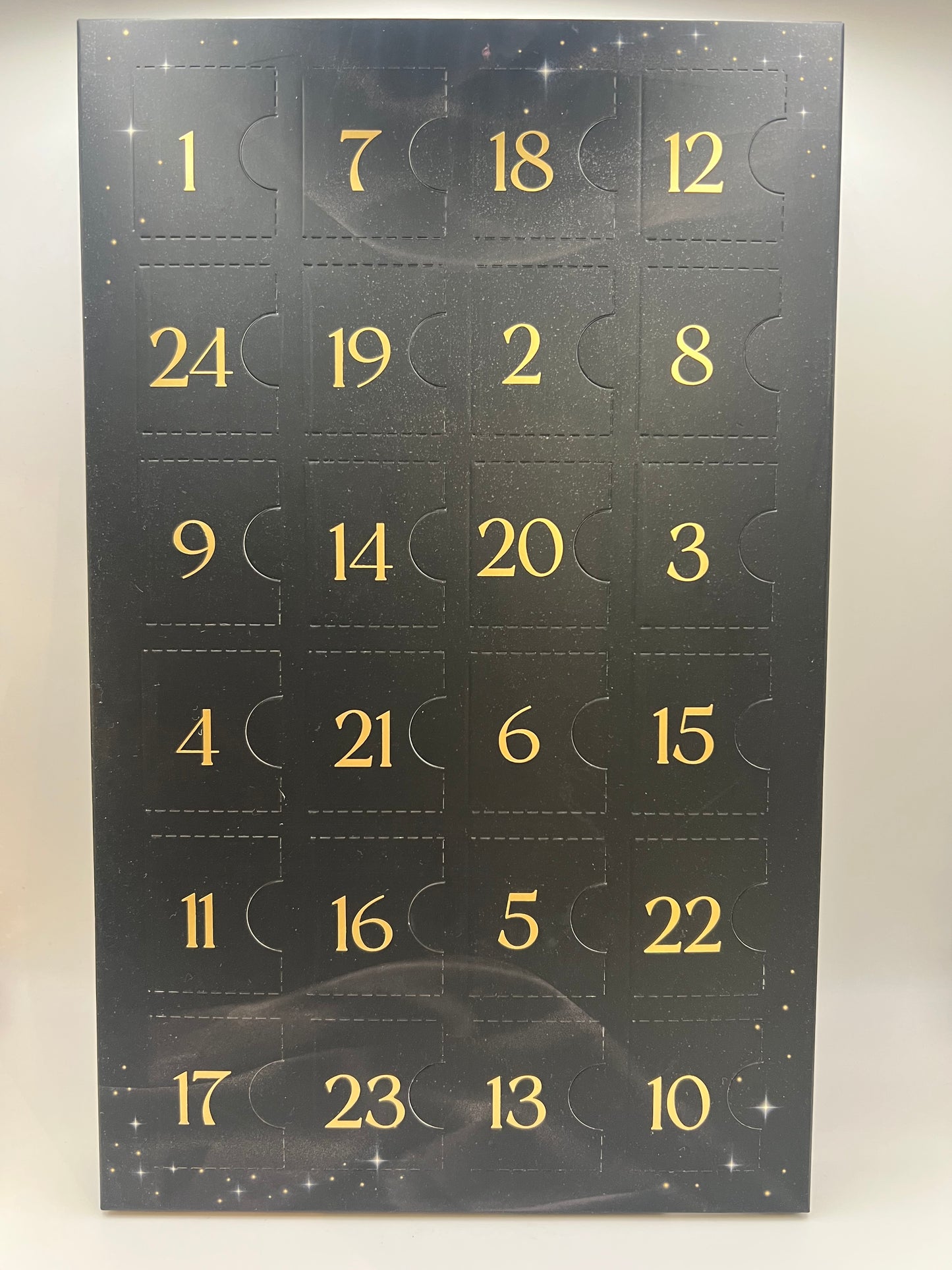 Crystal Advent Calendar black