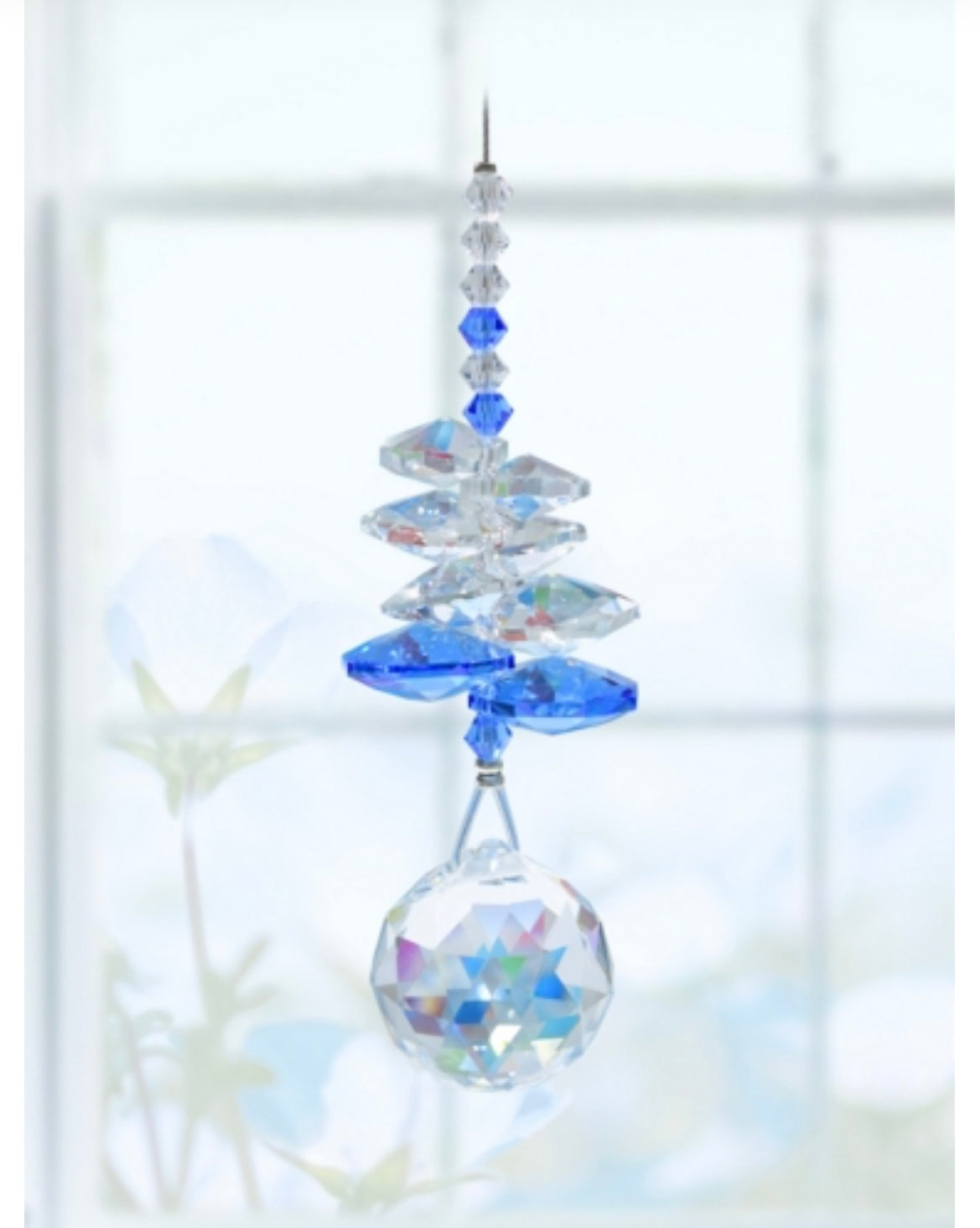 Sapphire birthstone cascade sun catcher (September) by Wildthings