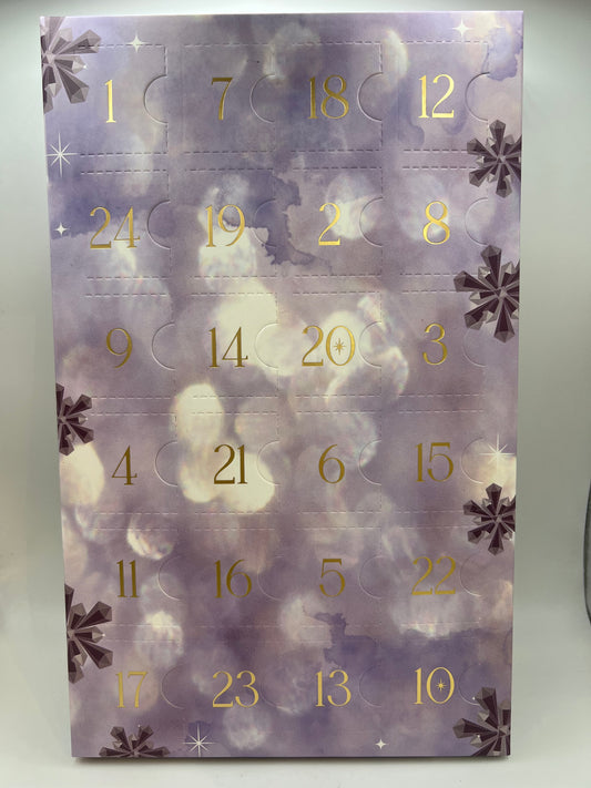 Crystal Advent Calendar purple