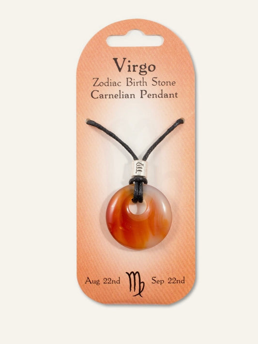 Virgo birth stone pendant